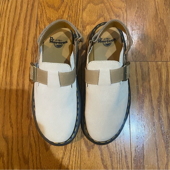 NWOT Dr. Martens Jorge II Suede & Leather Slingback Mule - Picture 3 of 8